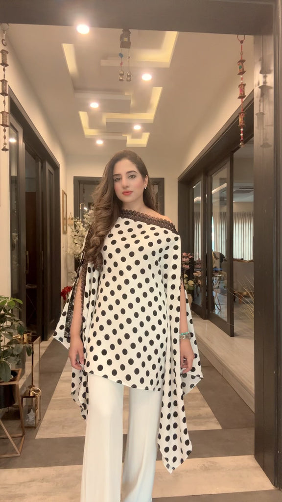 Polka dot top