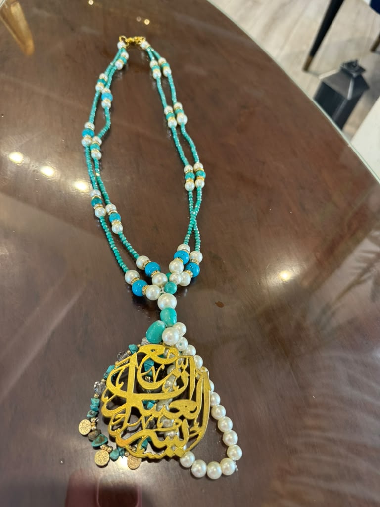 Sea green necklace