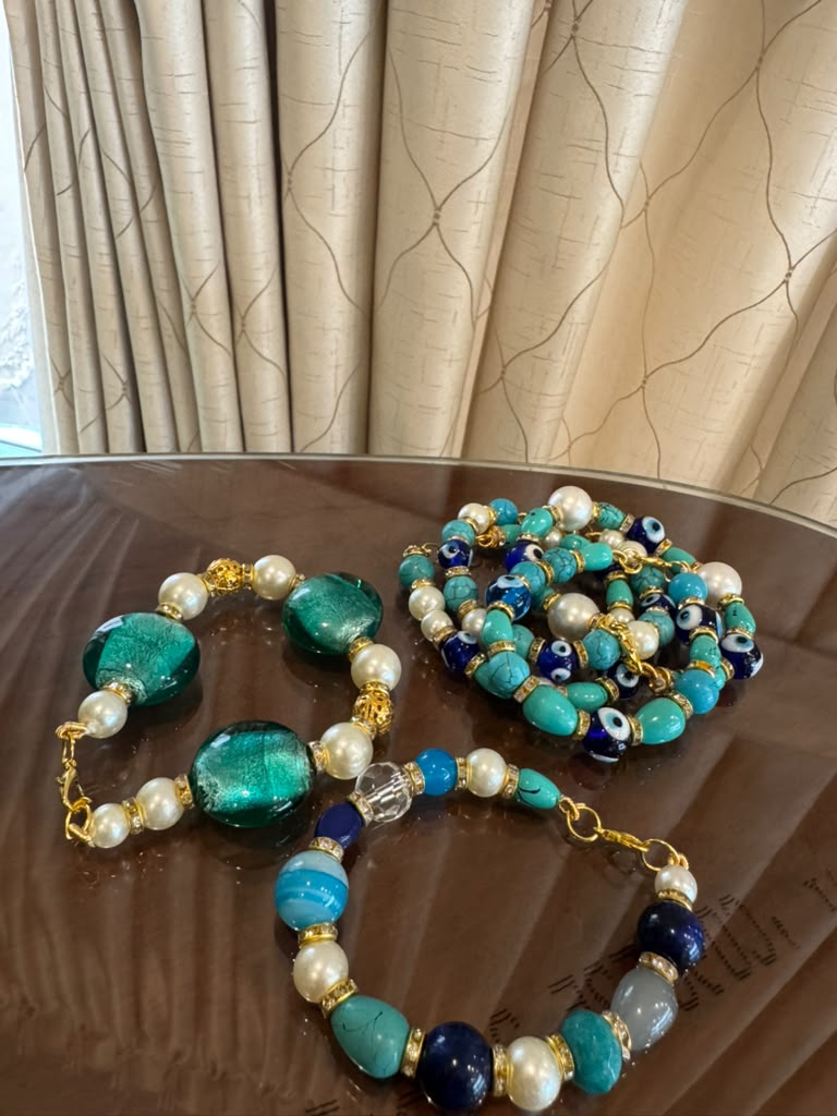 Multi colored bracelets