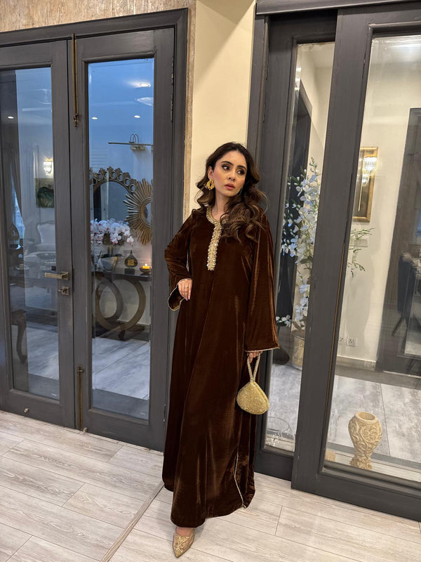 Mocha Brown Kaftan